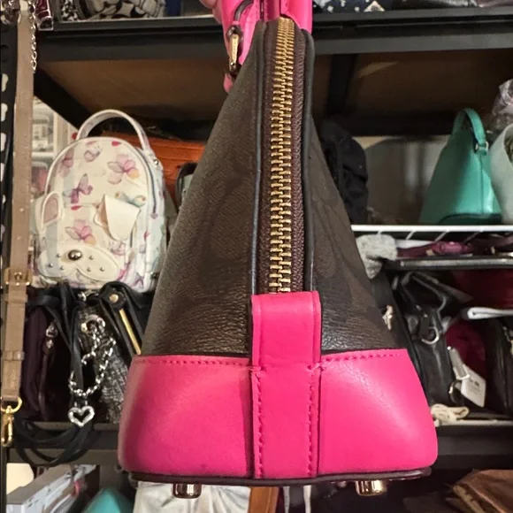 Coach Mini Sierra Satchel in signature canvas - Picture 4 of 16